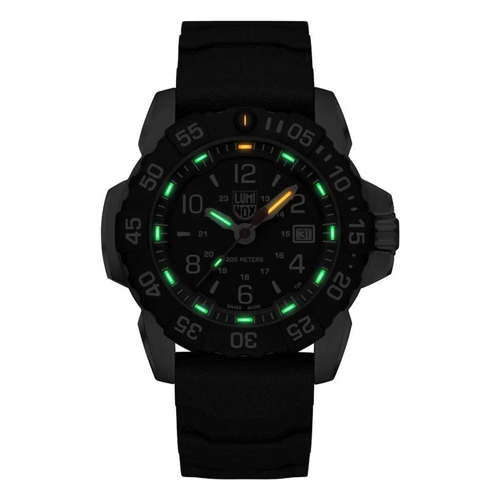 Luminox Black Rubber Sport Watch