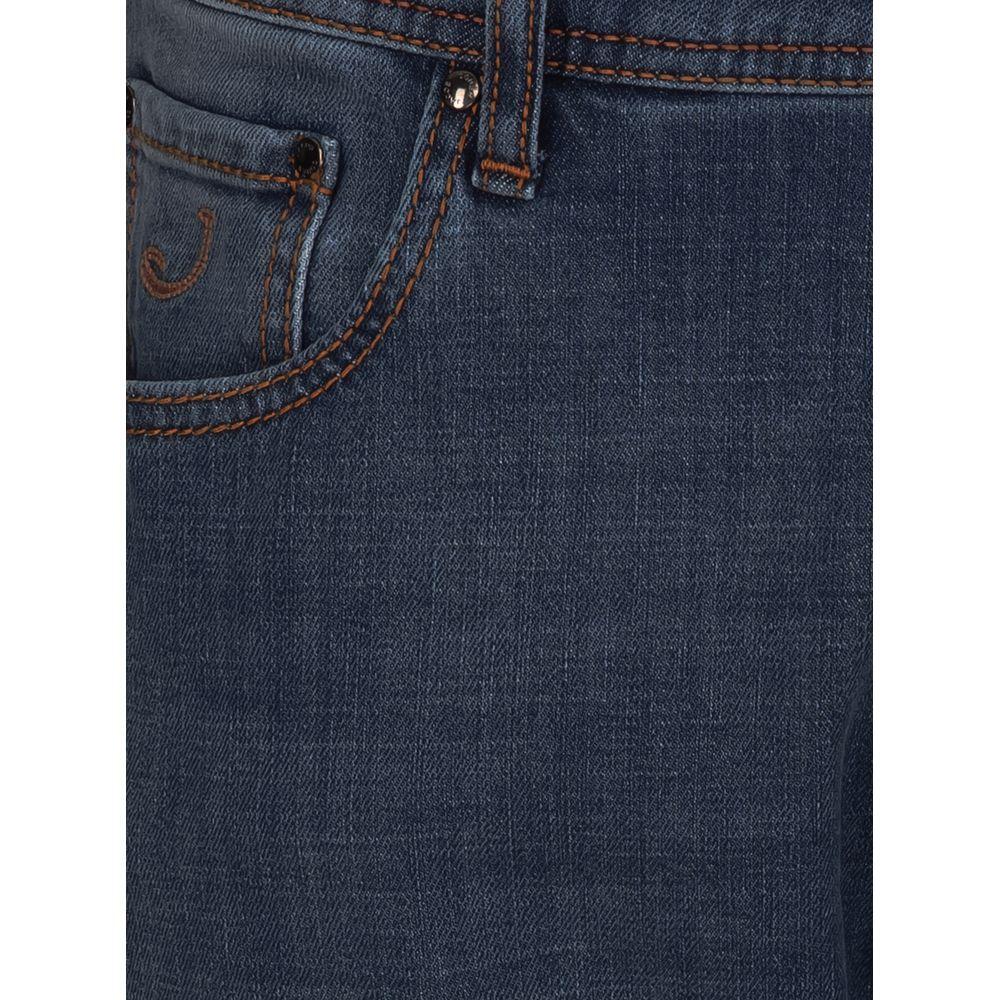 Jacob Cohen Blue Cotton Jeans & Pant JA-15052-W31