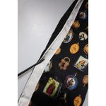 Dolce & Gabbana Black Religious Print Silk Men Jogger Pants PAN75268-46