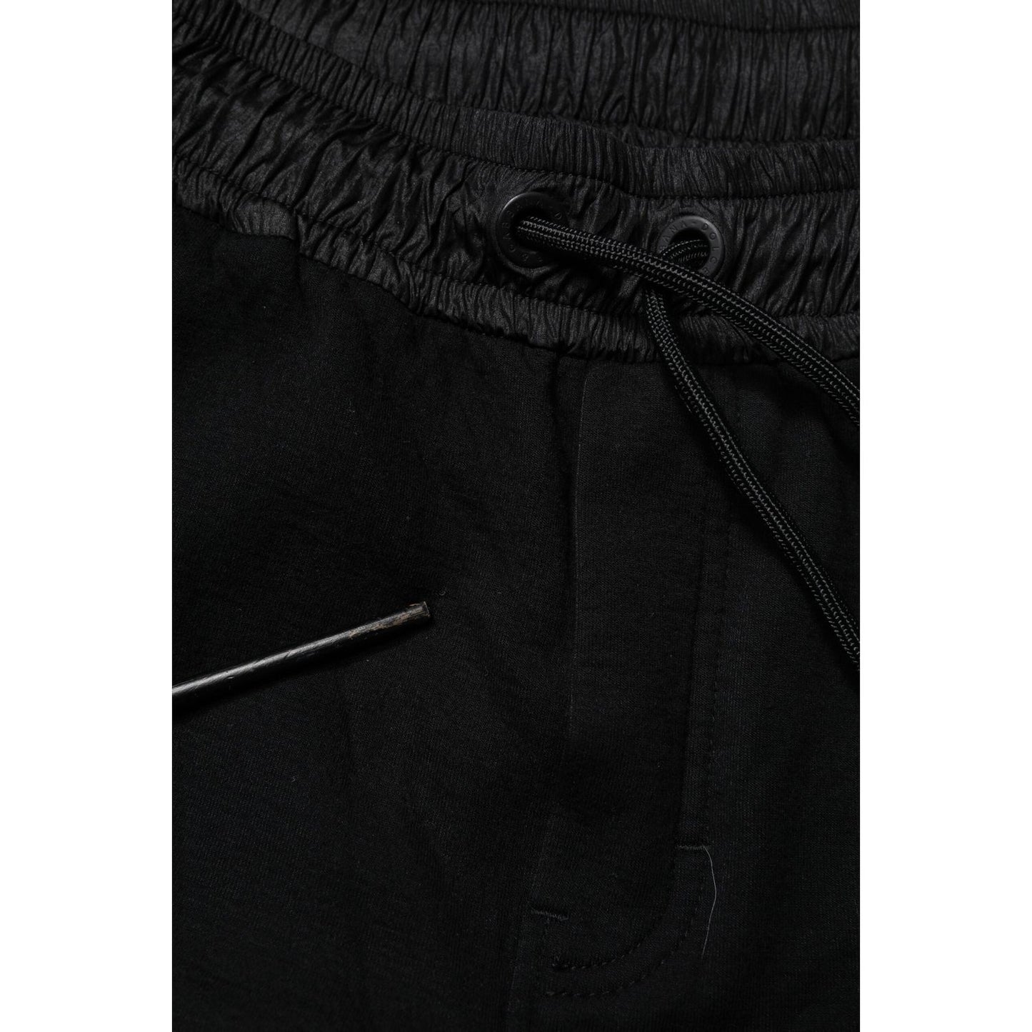 Dolce & Gabbana Black Cotton Blend Men Jogger Sweatpants Pants PAN76008-48