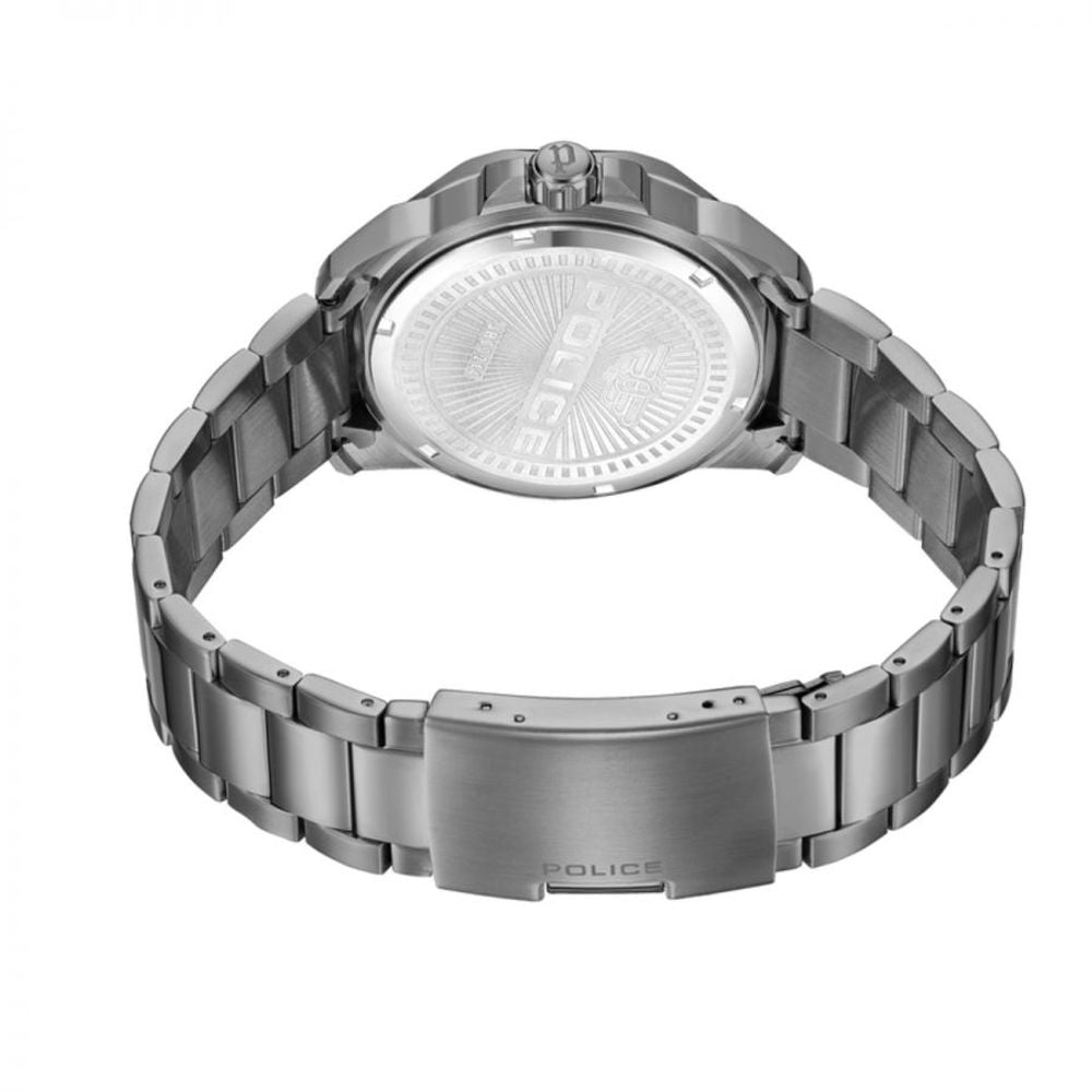 Police Gray Stainless Steel Dress Watch