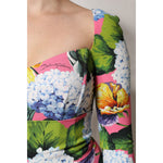 Dolce & Gabbana Multicolor Floral Side Slit Midi Dress DR81652-36