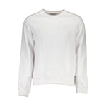 Guess Jeans White Cotton Unisex Sweatshirt GU-1012-XL