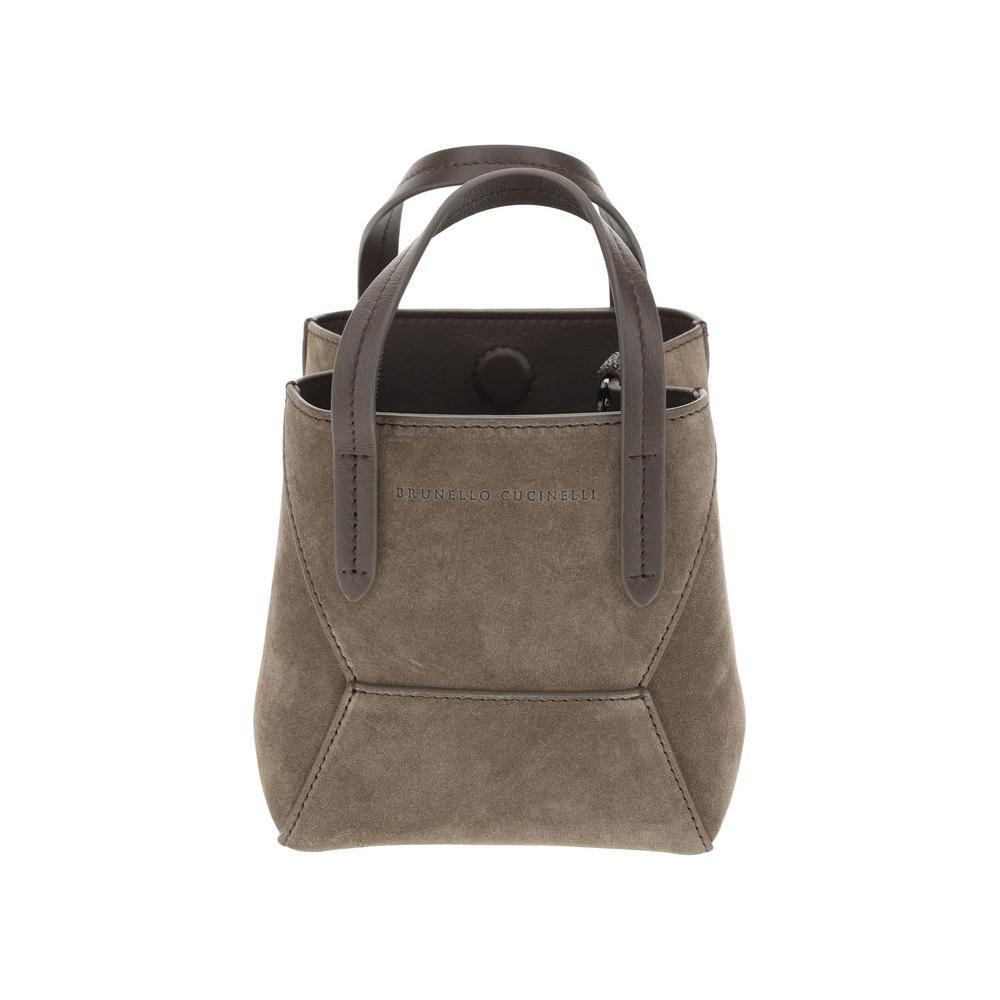 Brunello Cucinelli Suede Shoulder Bag BRMBDLD2675C8769BB