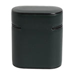 Dolce & Gabbana Black Calfskin Leather Logo Print Flip Holder Airpods Case SMY10659