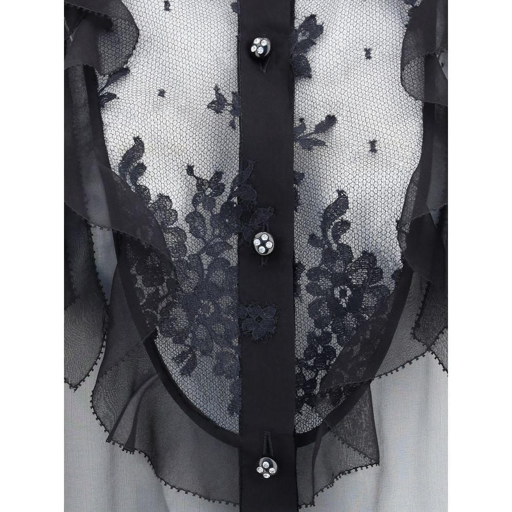 Valentino Chiffon Shirt VA-6B0AB7J02UP0NO-48