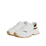 Dolce & Gabbana White Gold Daymaster Low Top Sneakers Shoes LA12516-38
