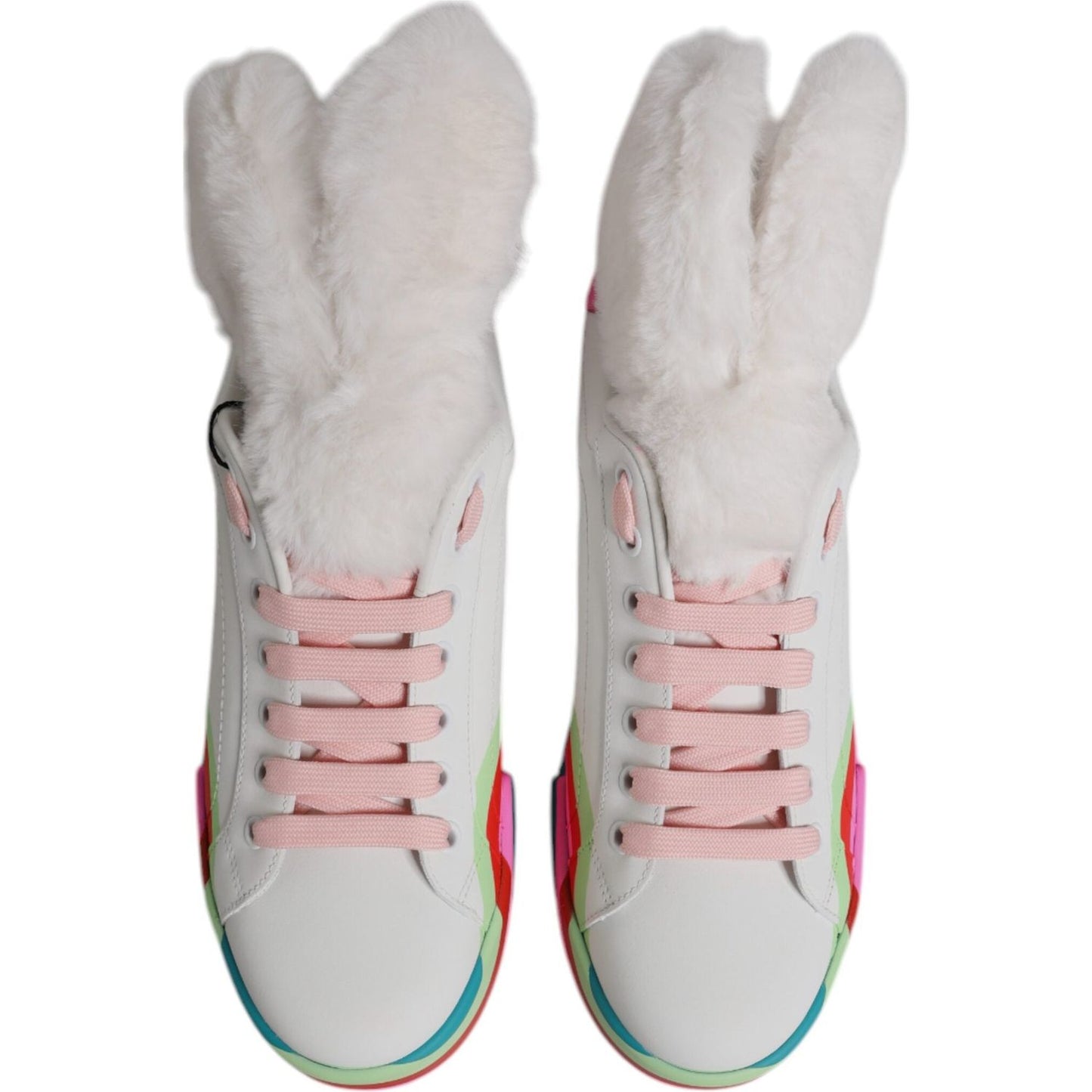 Dolce & Gabbana Multicolor Low Top Trainers Sneakers Shoes LA12552-34