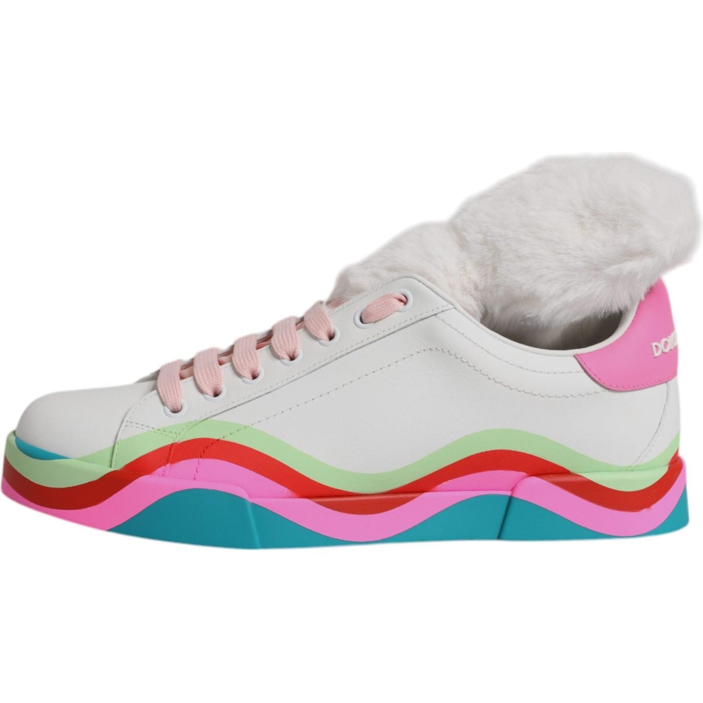 Dolce & Gabbana Multicolor Low Top Trainers Sneakers Shoes LA12552-34