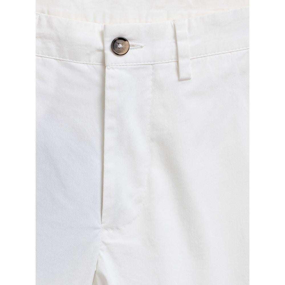 Dolce & Gabbana White Cotton Bermuda
