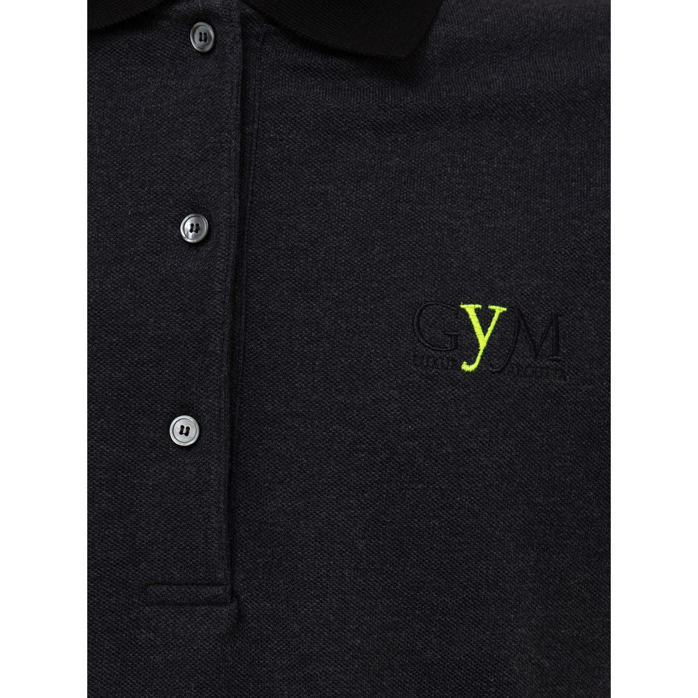 Fendi Black Cotton Polo Shirt FE-8584676-IT40 | M