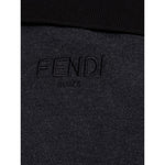 Fendi Black Cotton Polo Shirt FE-8584676-IT40 | M