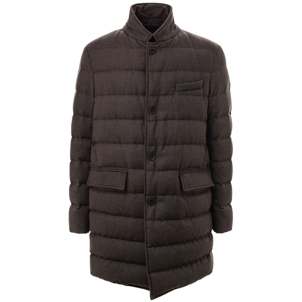 Herno Brown Wool Jackets & Coat HE-7593664-IT50 | L