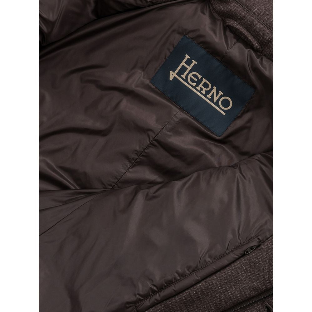 Herno Brown Wool Jackets & Coat HE-7593664-IT50 | L
