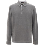 Corneliani Gray Cotton Polo Shirt CO-7726662-IT50 | L