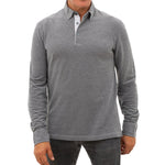 Corneliani Gray Cotton Polo Shirt CO-7726662-IT50 | L