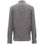 Corneliani Gray Cotton Polo Shirt CO-7726662-IT50 | L