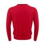 Gran Sasso Elegant Red Wool Sweater for Men GR-4363665-IT50 | L