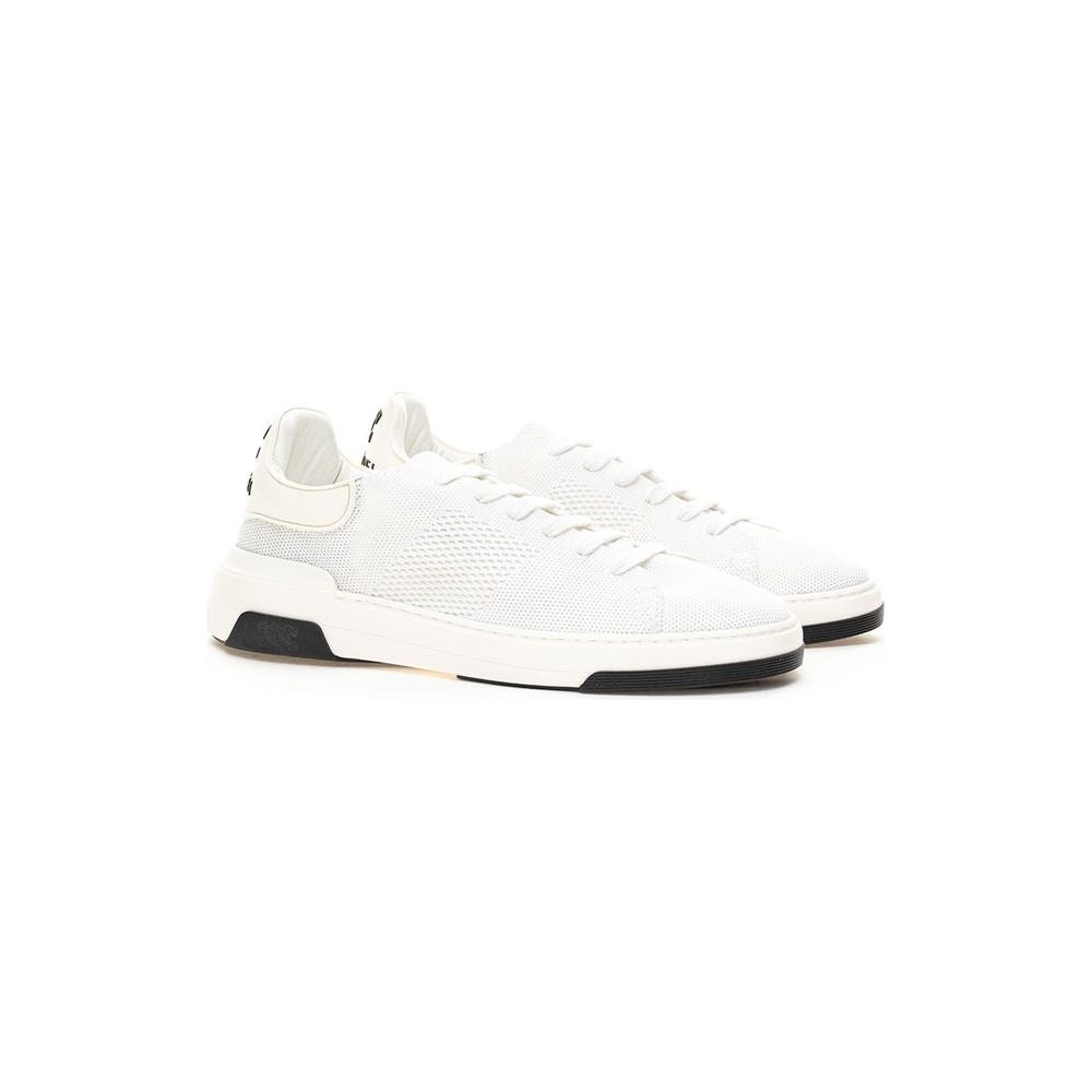 Casadei Elegant White Leather Sneakers Casadei White Smoke