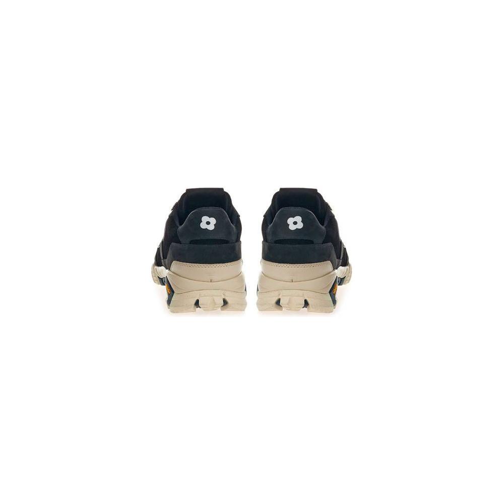 Lardini Black Suede Leather Sneaker LA-218676-EU39/US6
