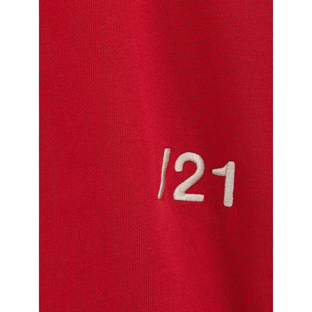 Ambush Elevated Red Cotton Sweater Ambush Firebrick