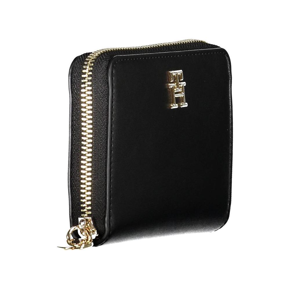 Tommy Hilfiger Black Polyethylene Women Wallet Tommy Hilfiger Black