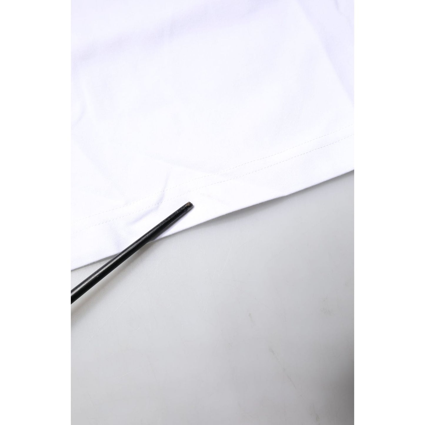 Dolce & Gabbana White Bellissima Cotton Crew Neck T-shirt TSH87183-36