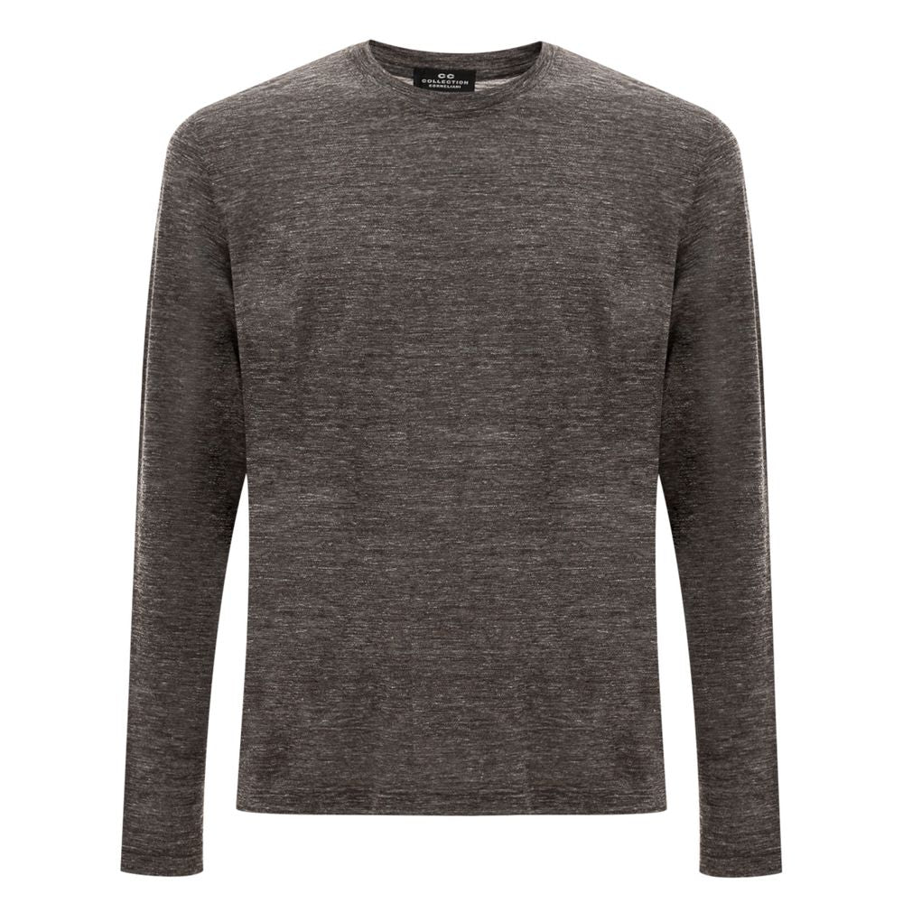 Corneliani Gray Wool T-Shirt CO-7706662-IT50 | L