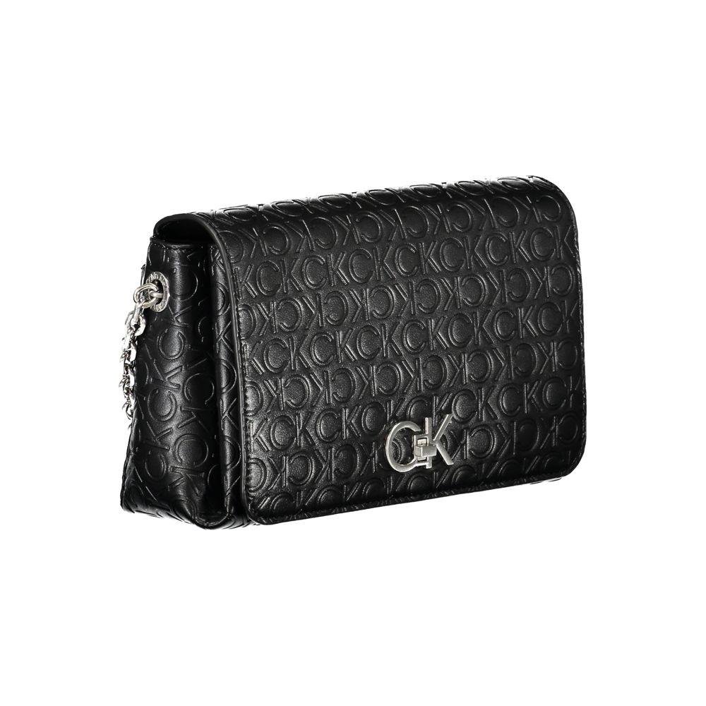 Calvin Klein Black Polyester Handbag Calvin Klein Dark Slate Gray