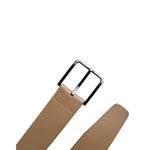 Dolce & Gabbana Brown Leather Classic Metal Logo Buckle Belt BEL9308-90