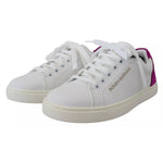 Dolce & Gabbana White Classic Sneakers Women Leather Shoes LA10164-35