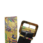 Dolce & Gabbana Multicolor Floral Jacquard Wide Waist Belt WMB487-75