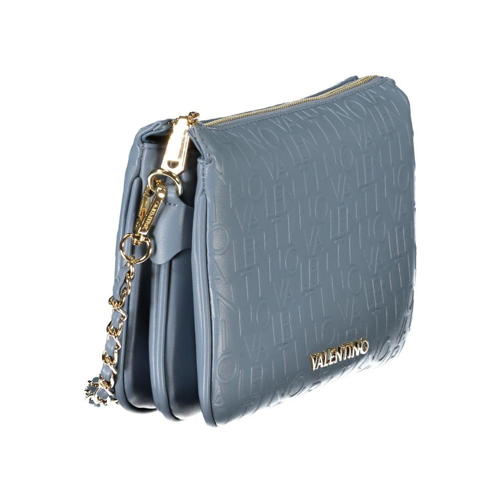 Valentino Bags Light Blue Polyethylene Women Handbag Valentino Bags Slate Gray