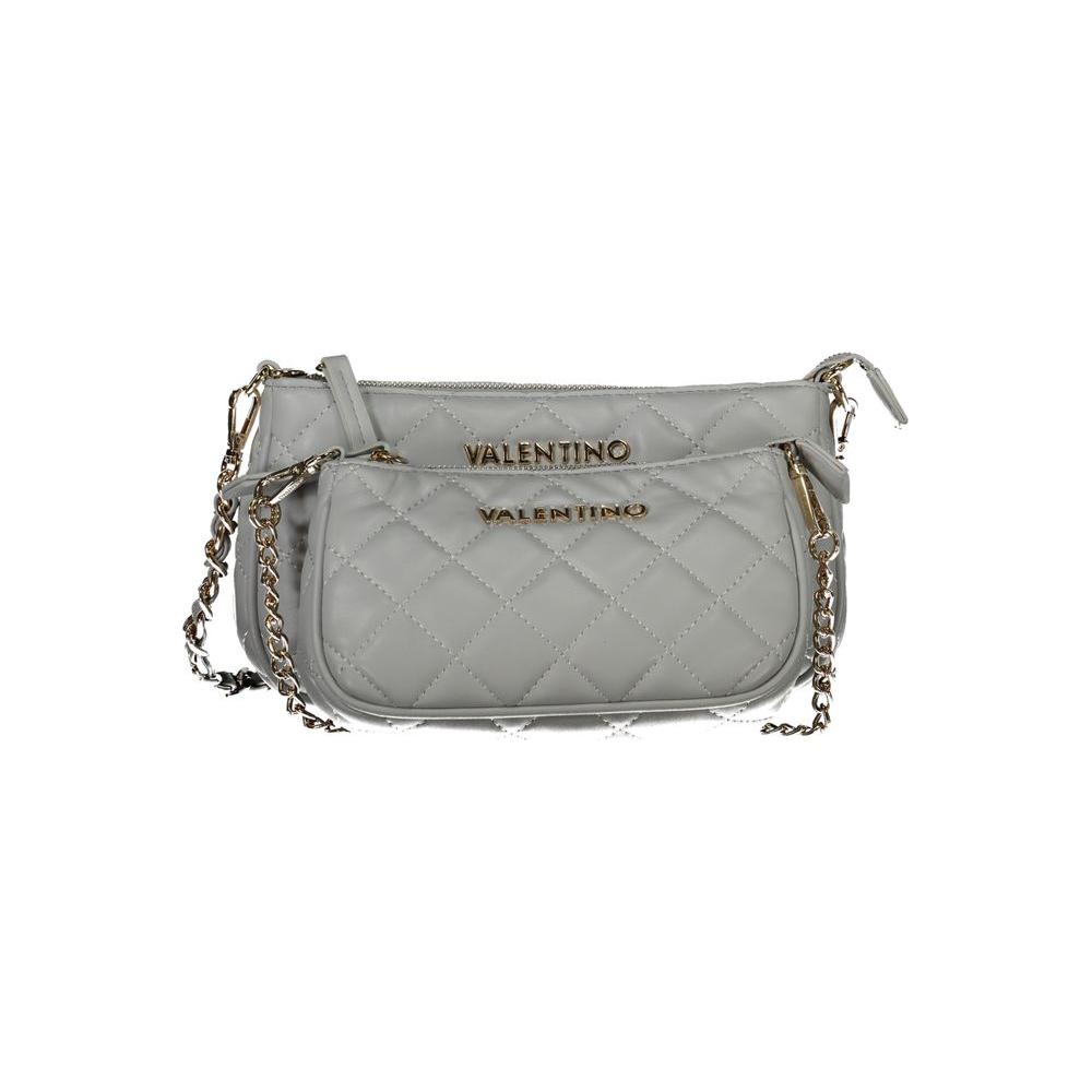 Valentino Bags Gray Polyethylene Women Handbag Valentino Bags Light Slate Gray