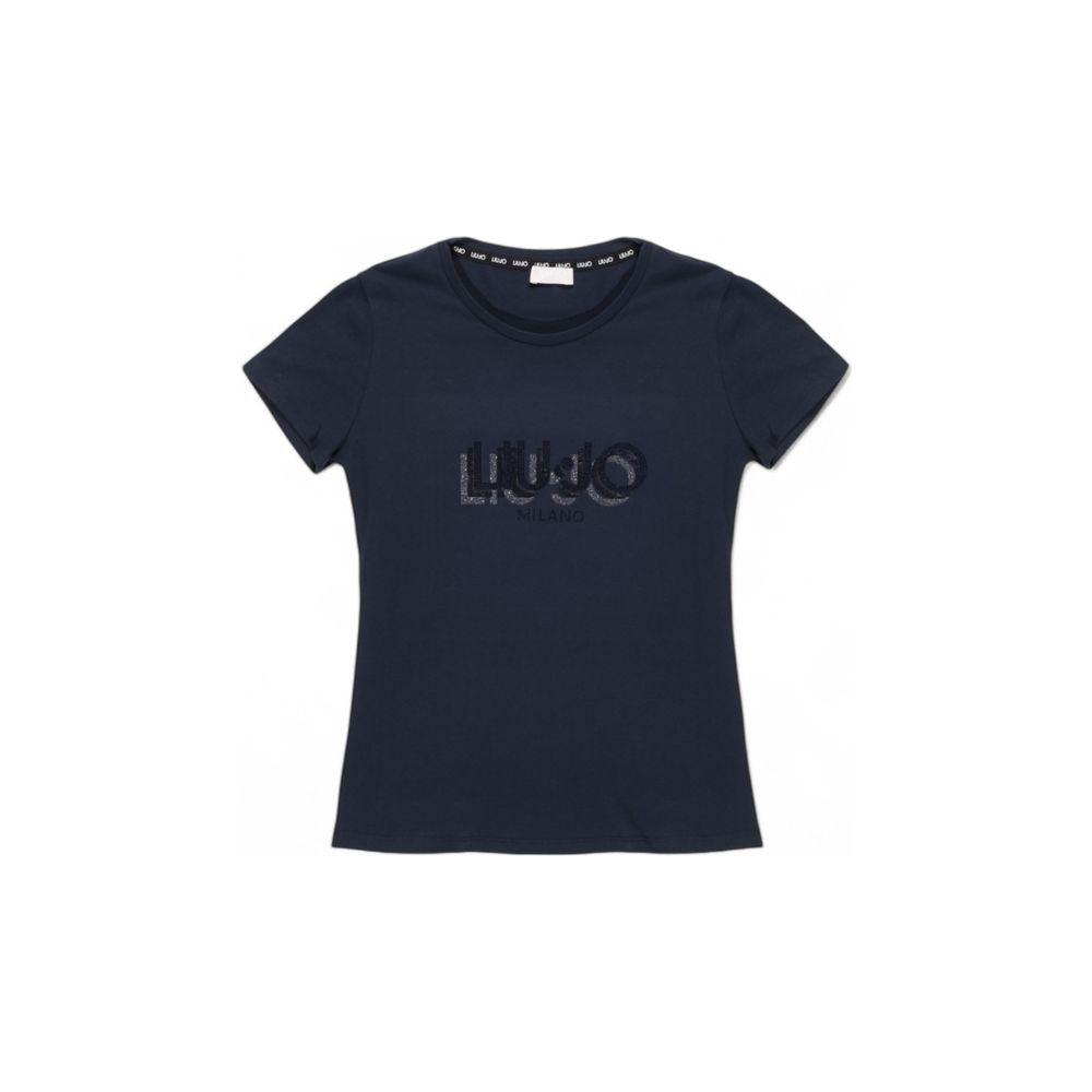 Liu Jo Blue Cotton Tops & T-Shirt