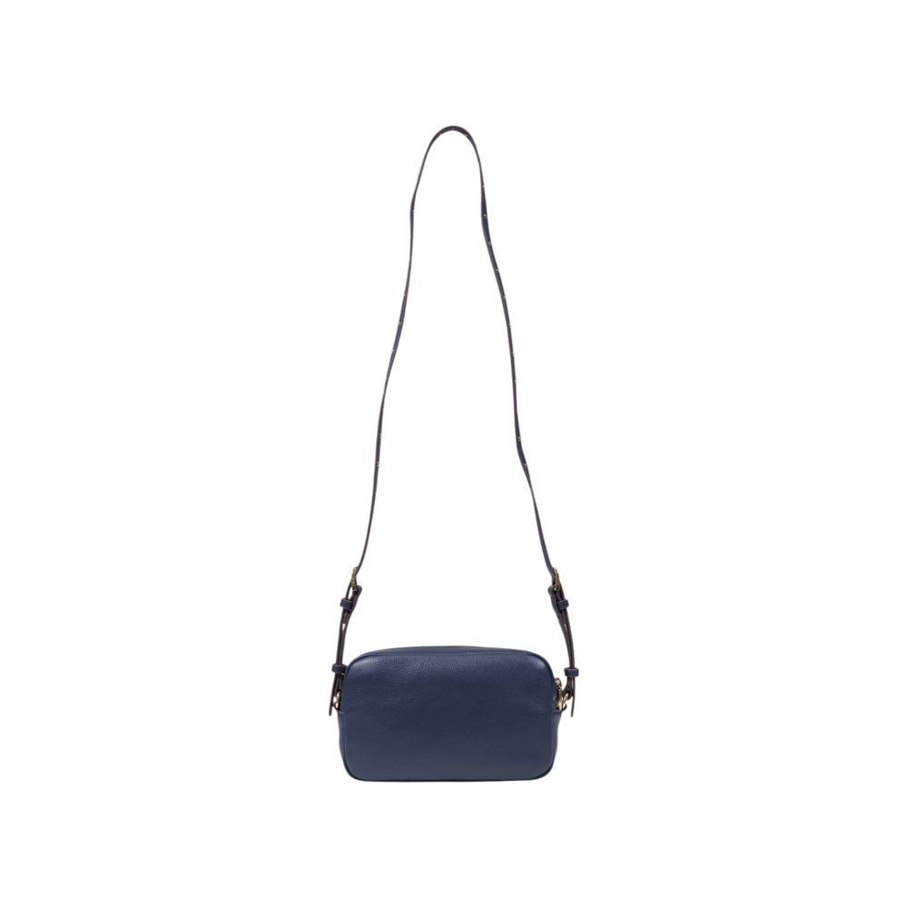 Liu Jo blue handbag, medium-sized, polyurethane with long strap, perfect for women's spring/summer collection, stylish and versatile.