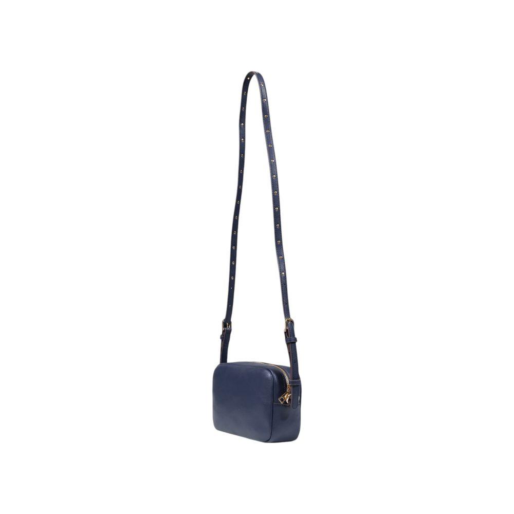 Liu Jo blue polyethylene handbag, women's medium-sized spring/summer collection with a long strap, made from 100% polyurethane