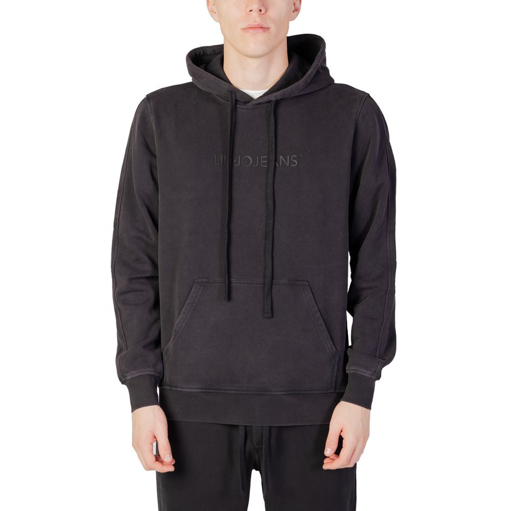 Liu Jo Black Cotton Hoody LI-13171400009-IT54 | XXL