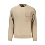 Hugo Boss Beige Cotton Men Sweater BO-34550-S