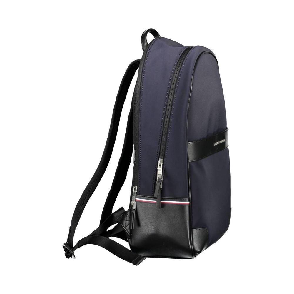 Tommy Hilfiger Blue Polyethylene Men Backpack