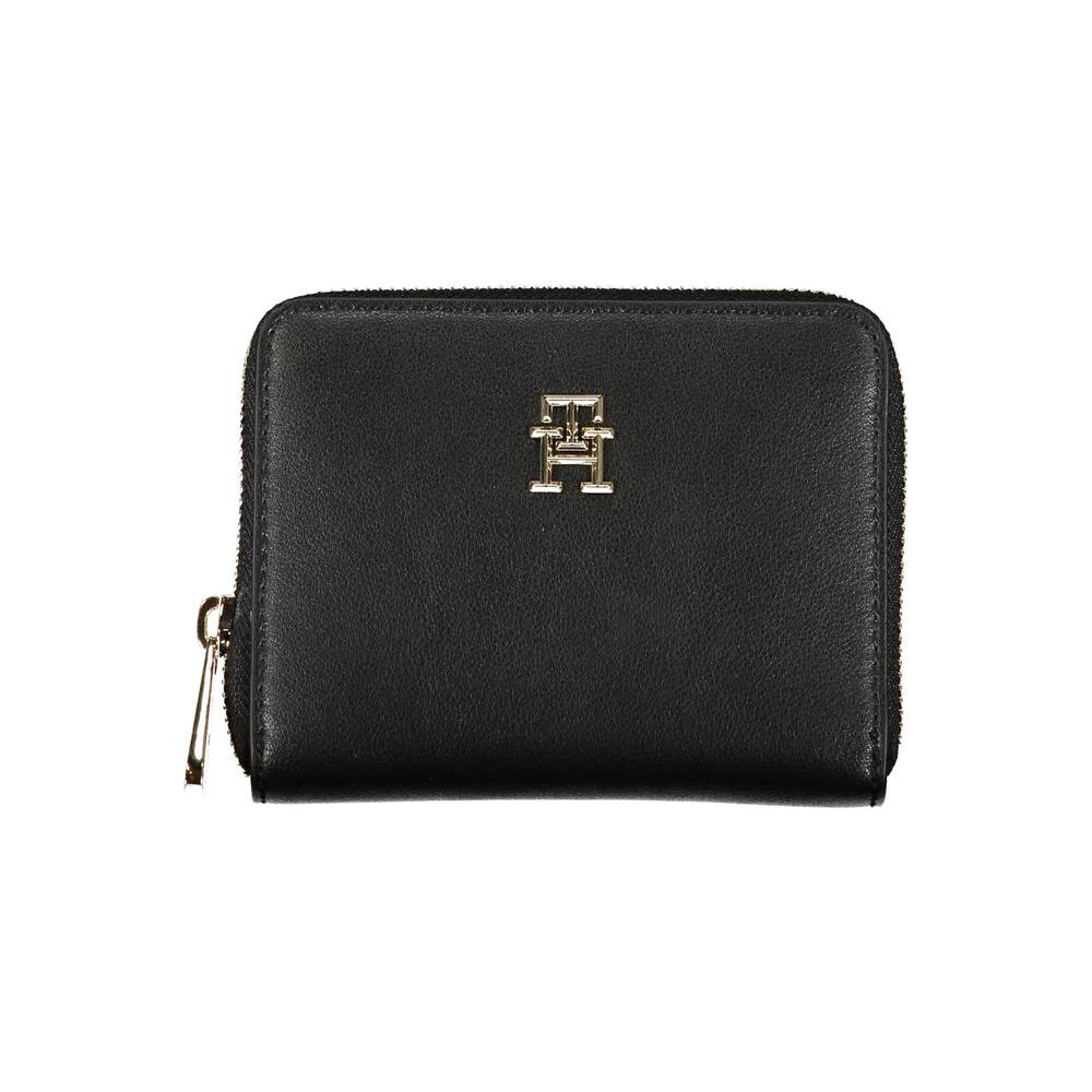 Tommy Hilfiger Elegant Black Multi-Compartment Wallet Tommy Hilfiger Dark Slate Gray