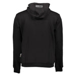 Plein Sport Black Cotton Men's Hooded Sweater PL-9576-XL