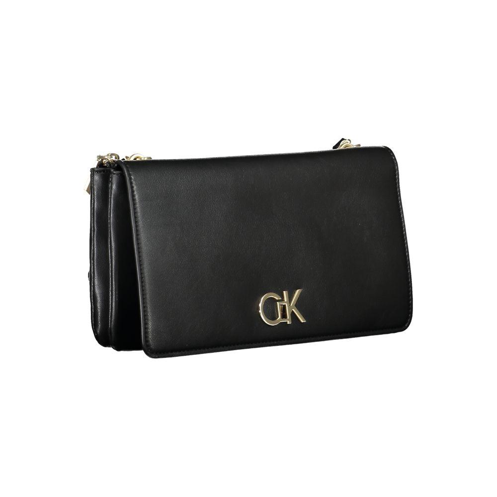 Calvin Klein Black Polyester Handbag Calvin Klein Dark Slate Gray