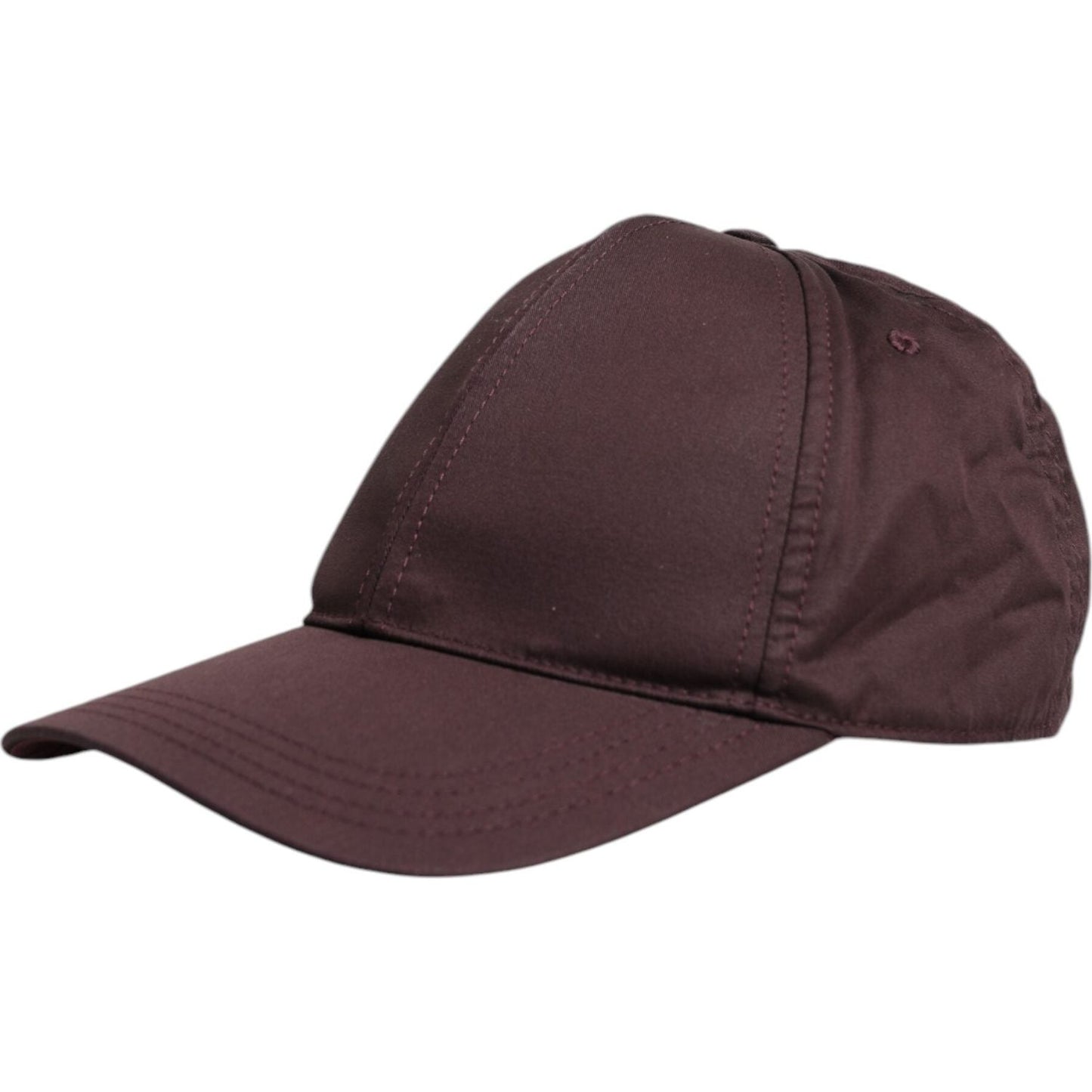 Dolce & Gabbana brown cotton baseball cap with DG Crown design, 6 panels, made in Italy, luxury men's accessory.
