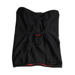 Dolce & Gabbana Black Nylon Knitted Neck Warmer Balaclava Scarf HAT9814