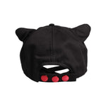 Dolce & Gabbana Black Cotton Logo Patch 6 Panels Baseball Cap HAT9848-60