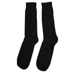 Dolce & Gabbana Black Solid Cotton Mid Calf Men Socks SCS2224-L