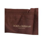Dolce & Gabbana Brown Stretch Logo Print Mid Calf Socks SCS2218-L