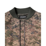 Dolce & Gabbana Brown Camouflage Bomber Full Zip Jacket JKT4123-56