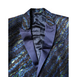 Dolce & Gabbana Multicolor Polyester Jacquard 2 Piece Suit KOS2305-48
